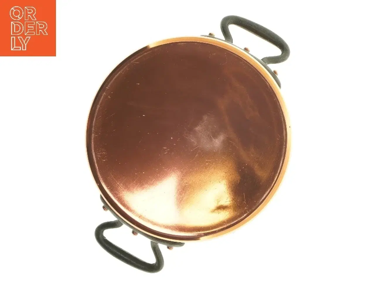 Billede 4 - Kobbergryde med sorte håndtag (str. Ø 20x12 cm)