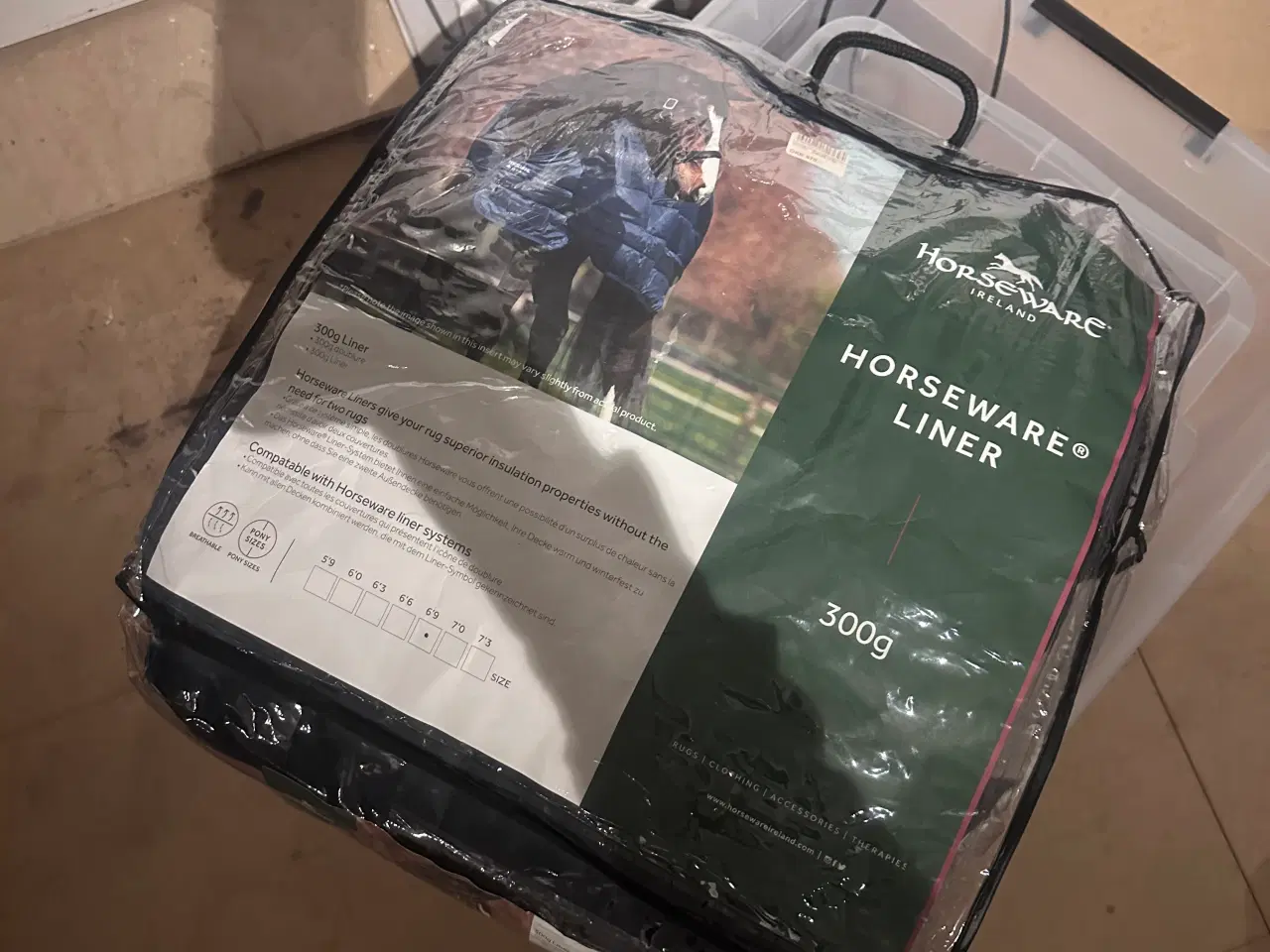 Billede 1 - Horseware liner 300g str 155