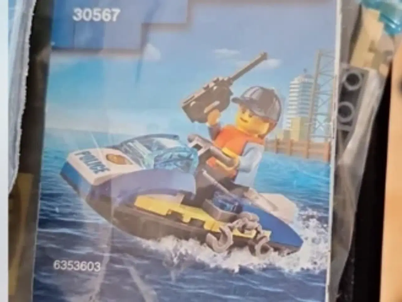 Billede 2 - LEGO City Politi Jetski Legetøjsæt 30567