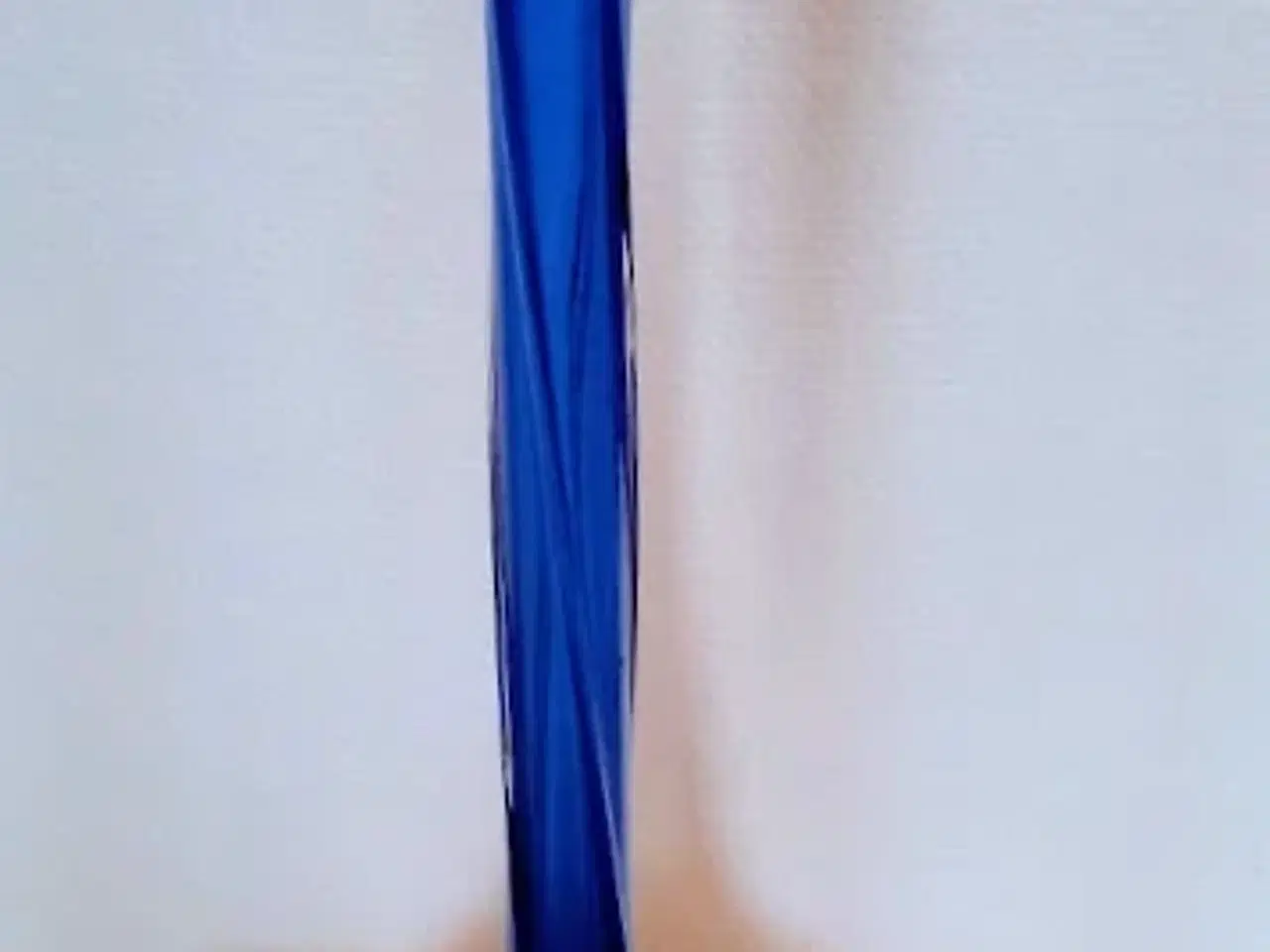 Billede 2 - Vase, blå glas, 60 cm høj, MURANO