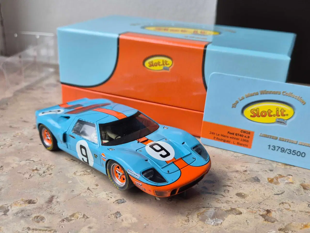 Billede 1 - Slot.it Ford gt40 nummer 9