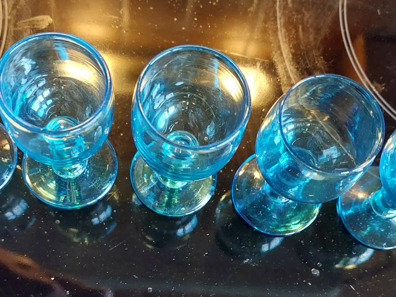 Billede 3 - SØBLÅ LIKØRGLAS - FYENS GLASVÆRK - katalog år 1890