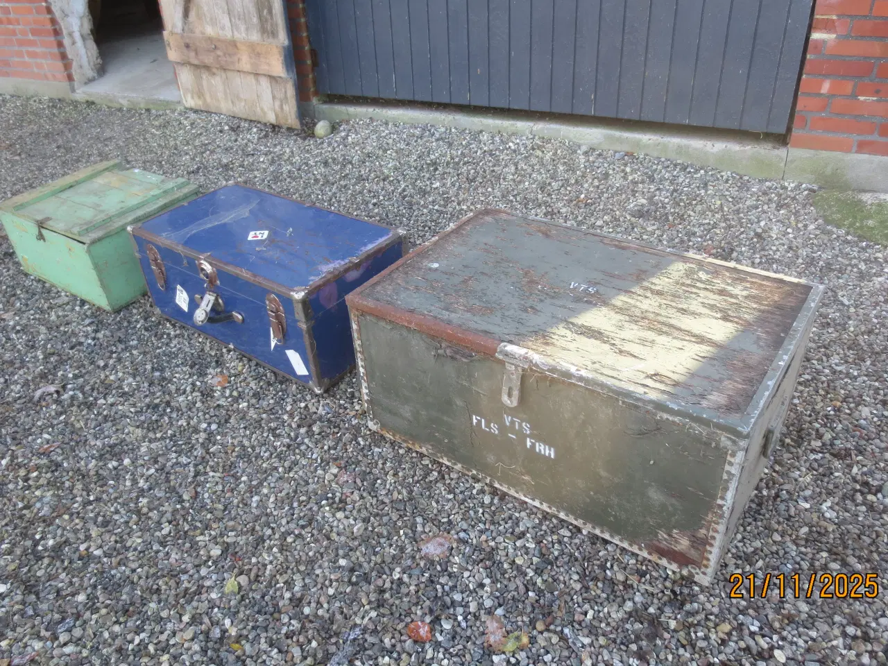 Billede 1 - 3 stk Forskellige Retro Transportkasser
