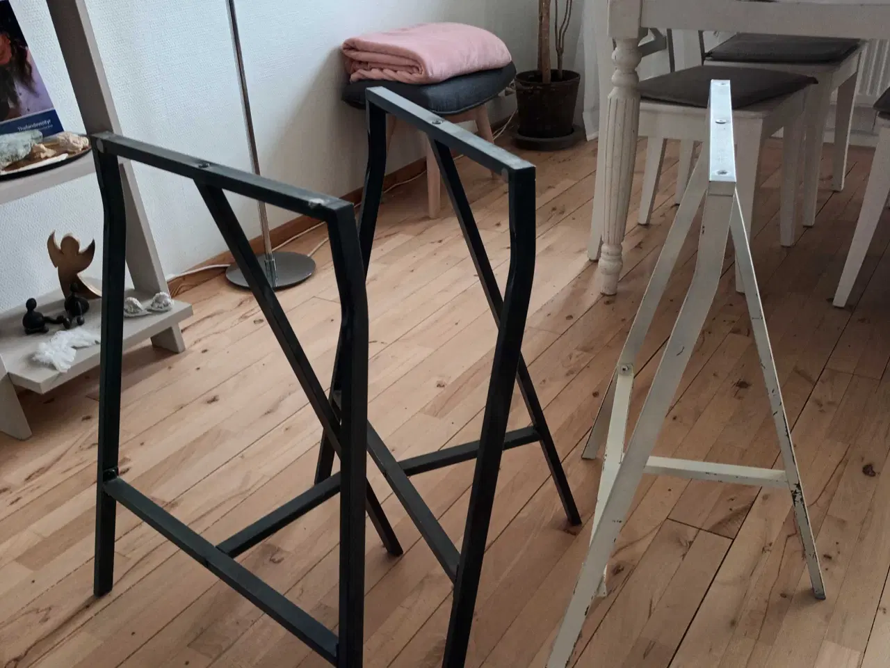 Billede 1 - 3 stk bordbukke, bordben, arbejdsbukke