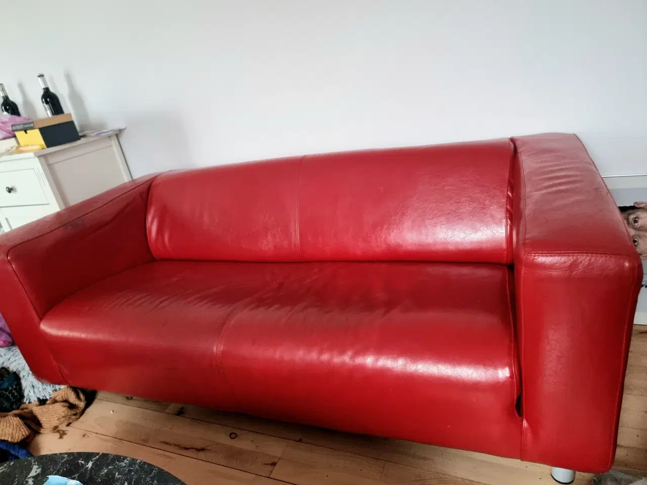 Billede 3 - 2 stk. Fine røde sofaer