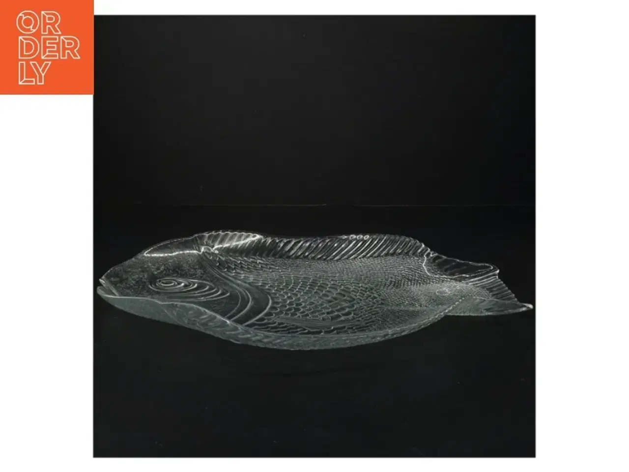 Billede 5 - Glasfisk tallerken  (str. 34 x. 26 cm). 4 stk 275