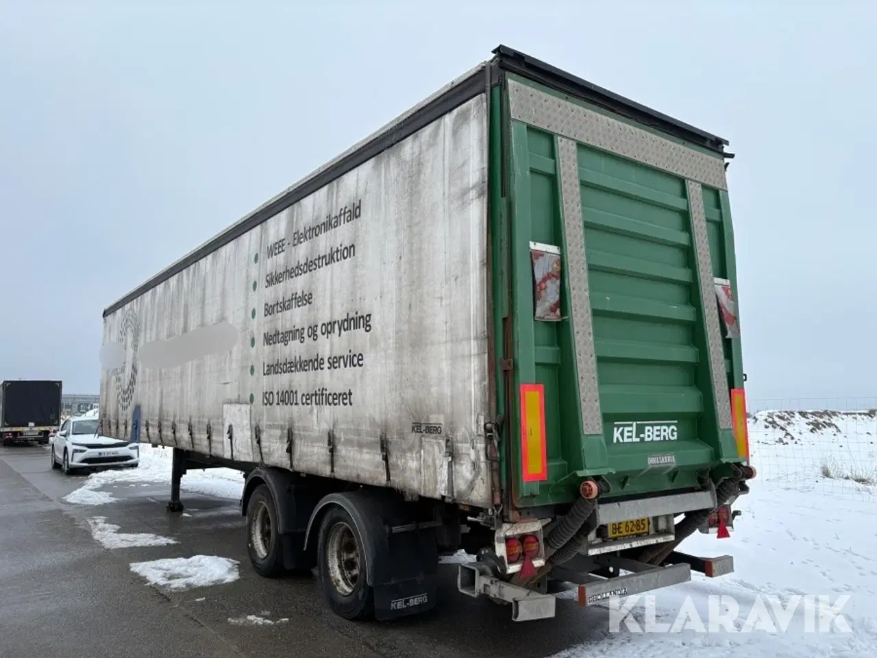 Billede 4 - Gardintrailer med liftbagsmæk Kel-Berg D510V PRSSL20-tri-sys