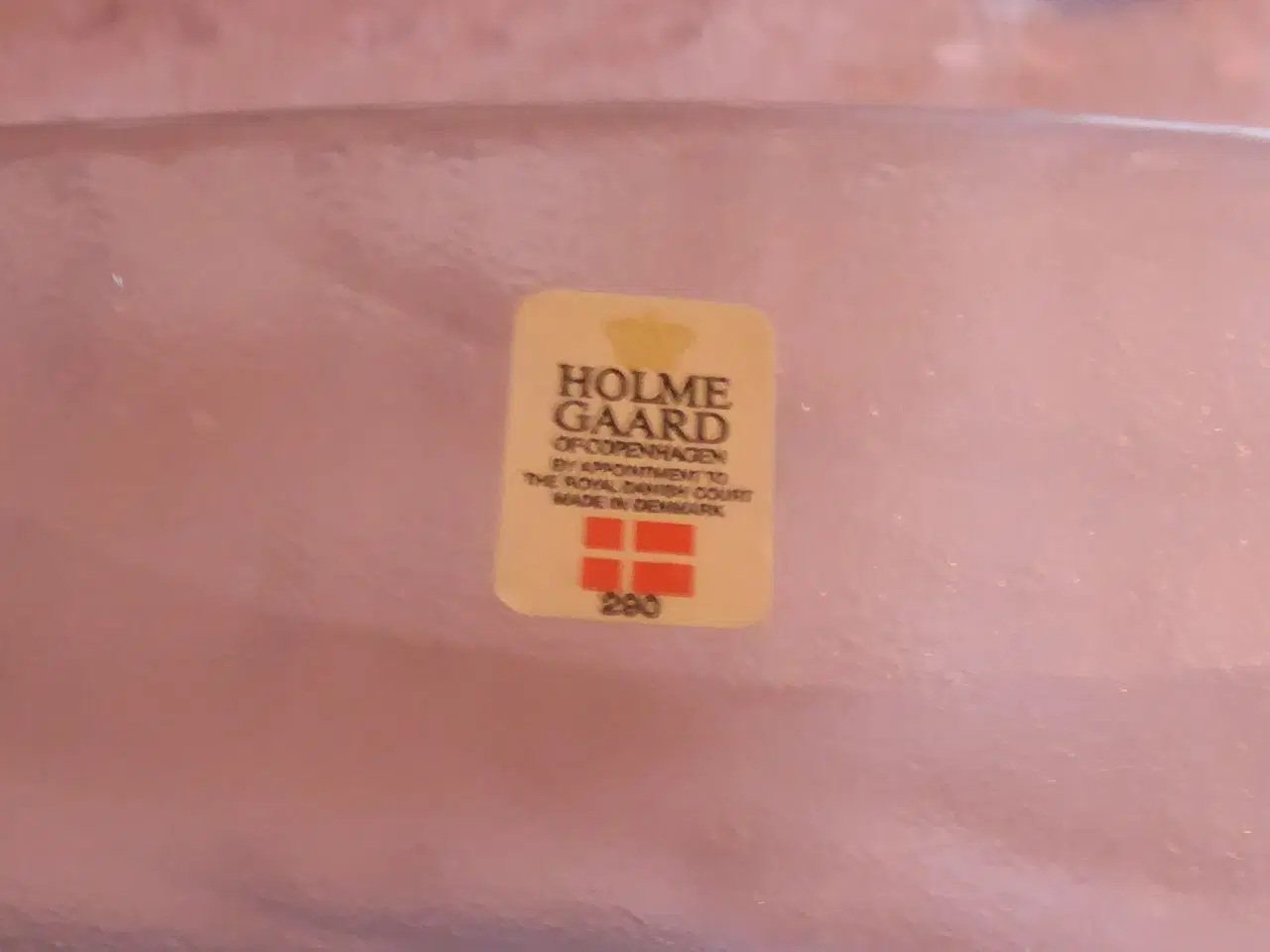 Billede 4 - Holmgaard Glasskål og Glasfad