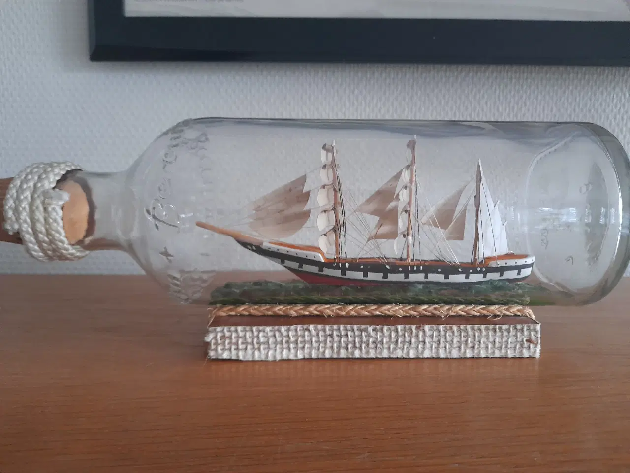 Billede 3 - Flaskeskib 29 cm.