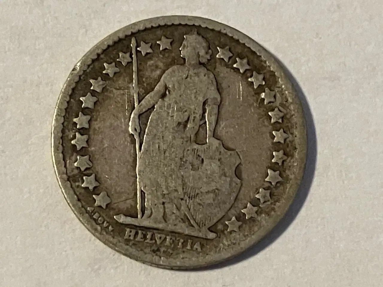 Billede 2 - 1/2 Franc Switzerland 1900