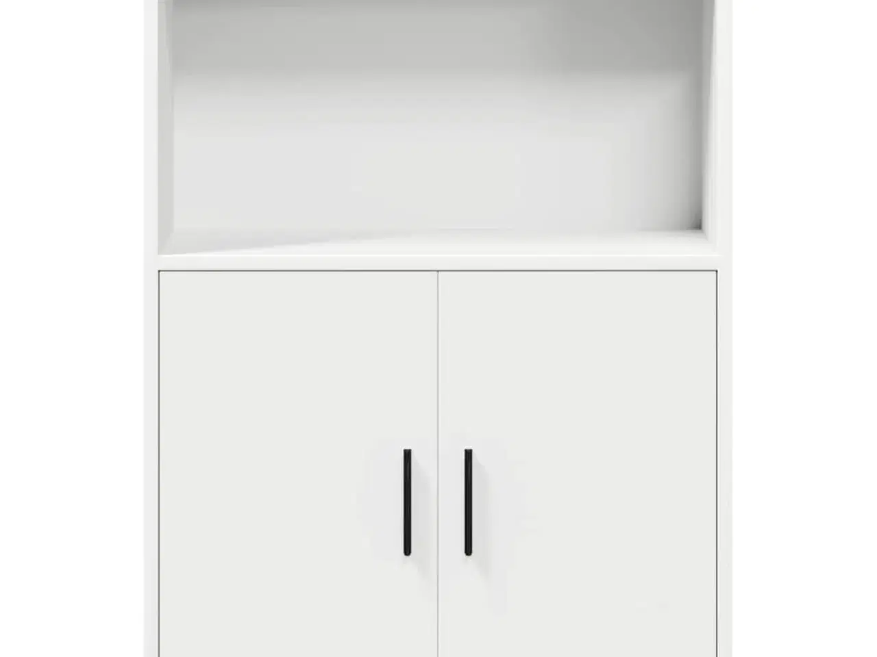 Billede 4 - Bogreol 60x24x85 cm konstrueret træ hvid