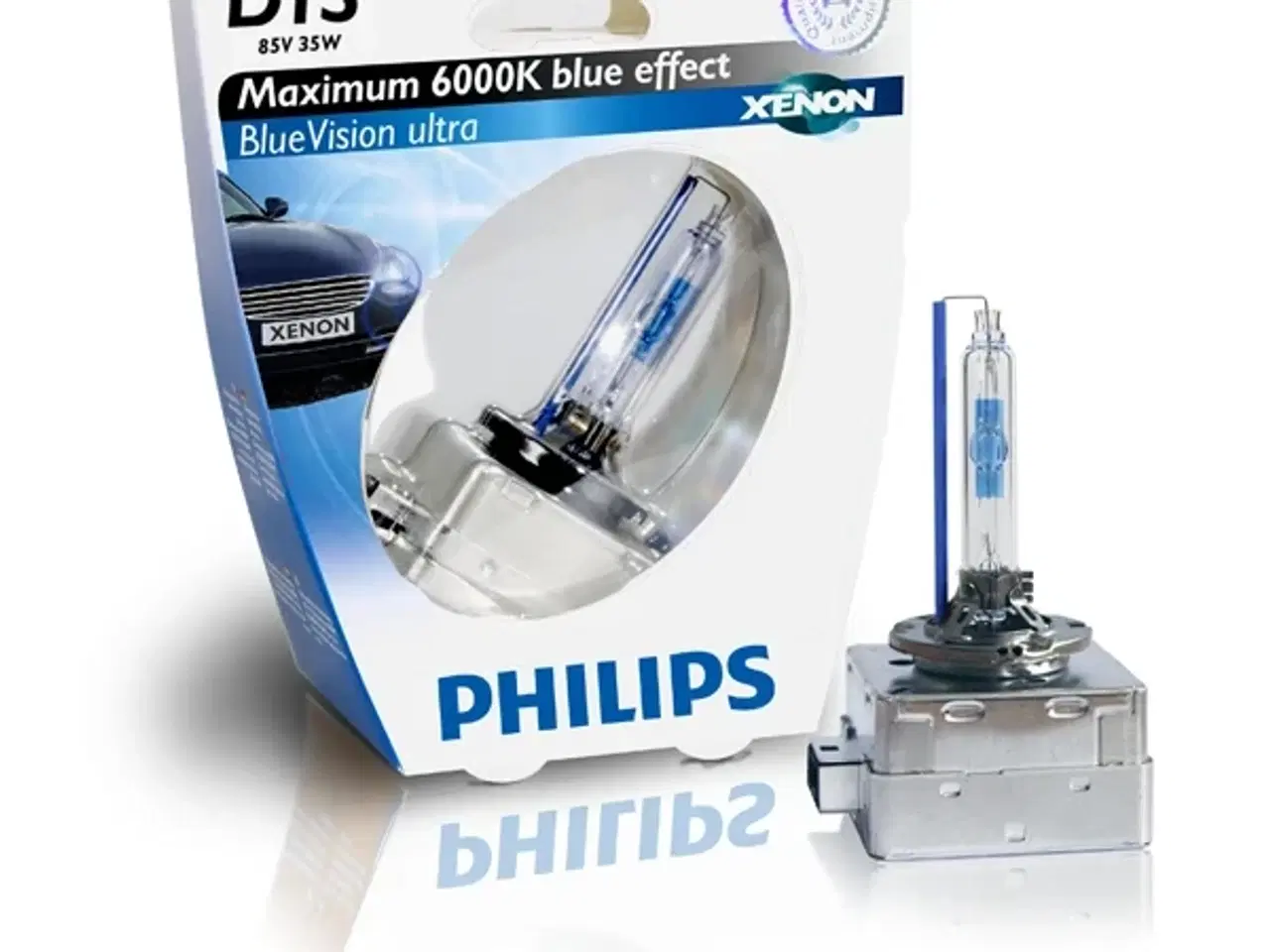 Billede 1 - Philips WhiteVision Xenon D1S 35W 85V 6000K - 1 stk.