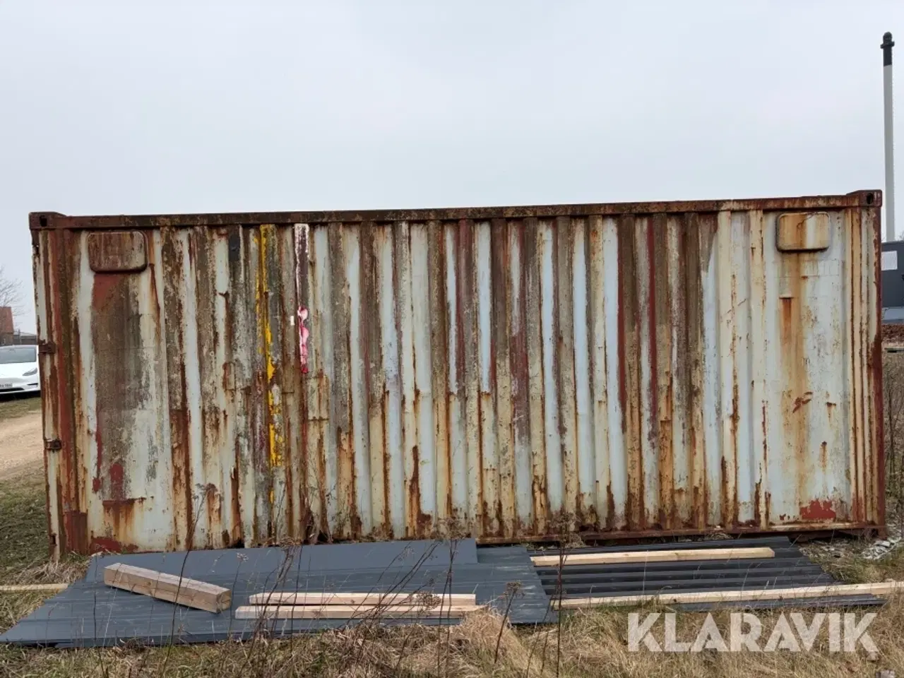 Billede 2 - Container 20 fods med Velux vinduer medfølger