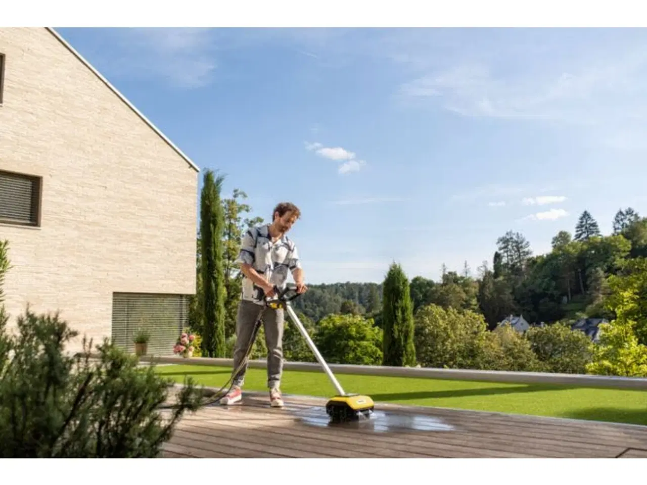 Billede 1 - Genial Kärcher PCL6 terrassevasker m/dobbelt børst