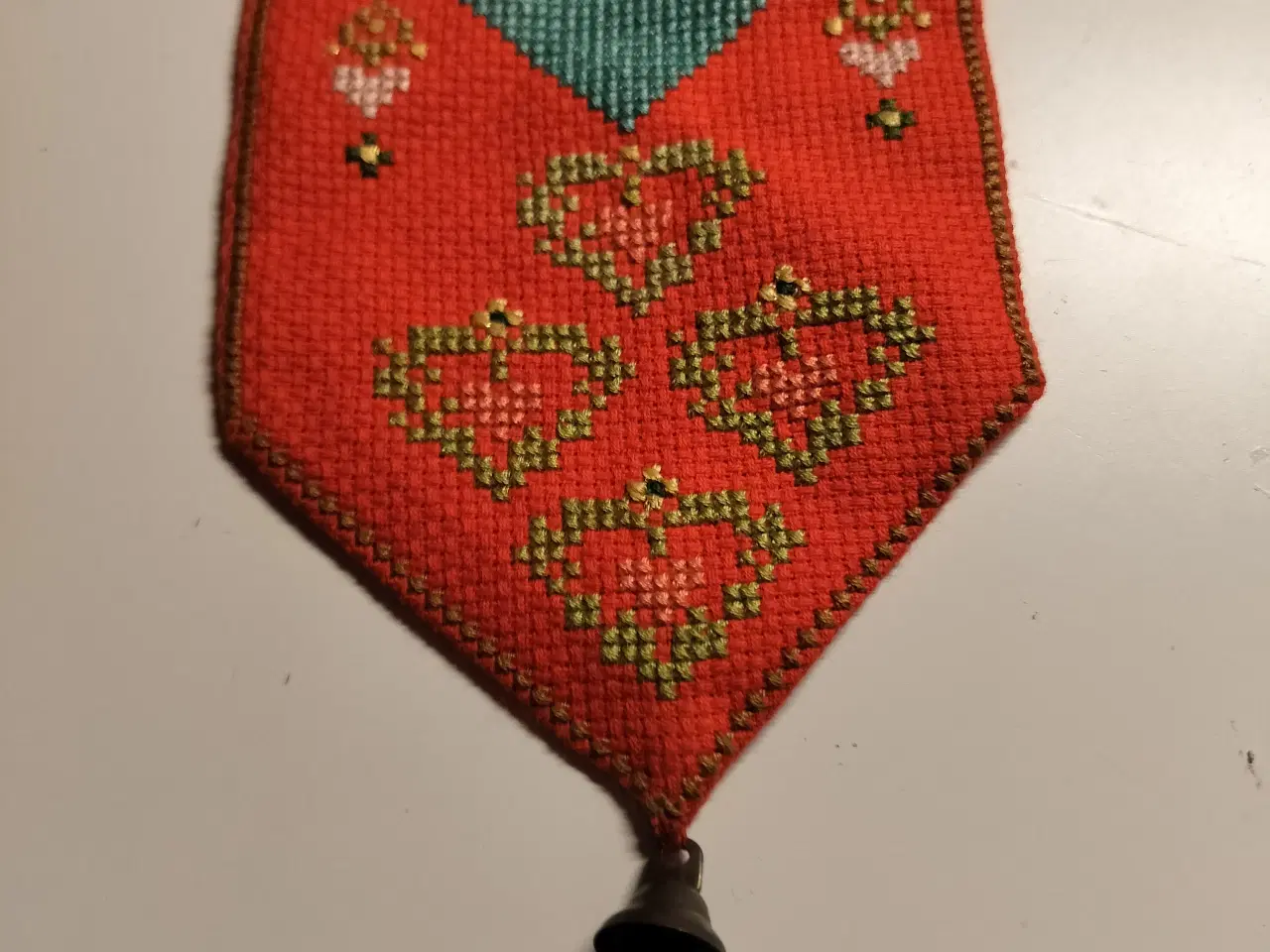 Billede 2 - julepynt gammelt jule klokkestreng 40 x 11 cm