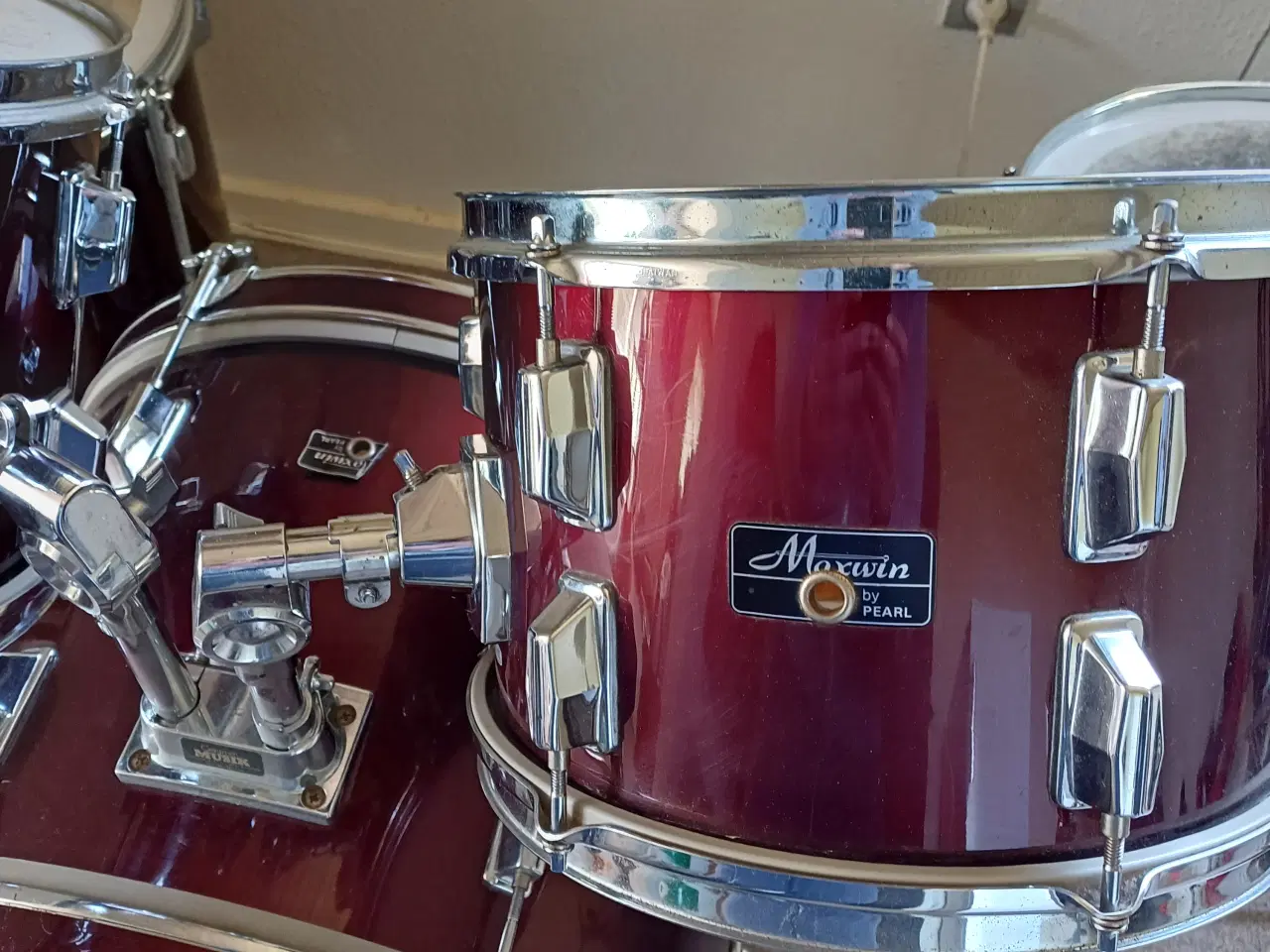 Billede 3 - Maxwin Pearl trommesæt
