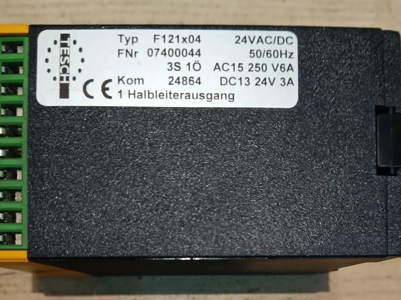 Billede 2 - TESCH safety relay F121X04 07400044