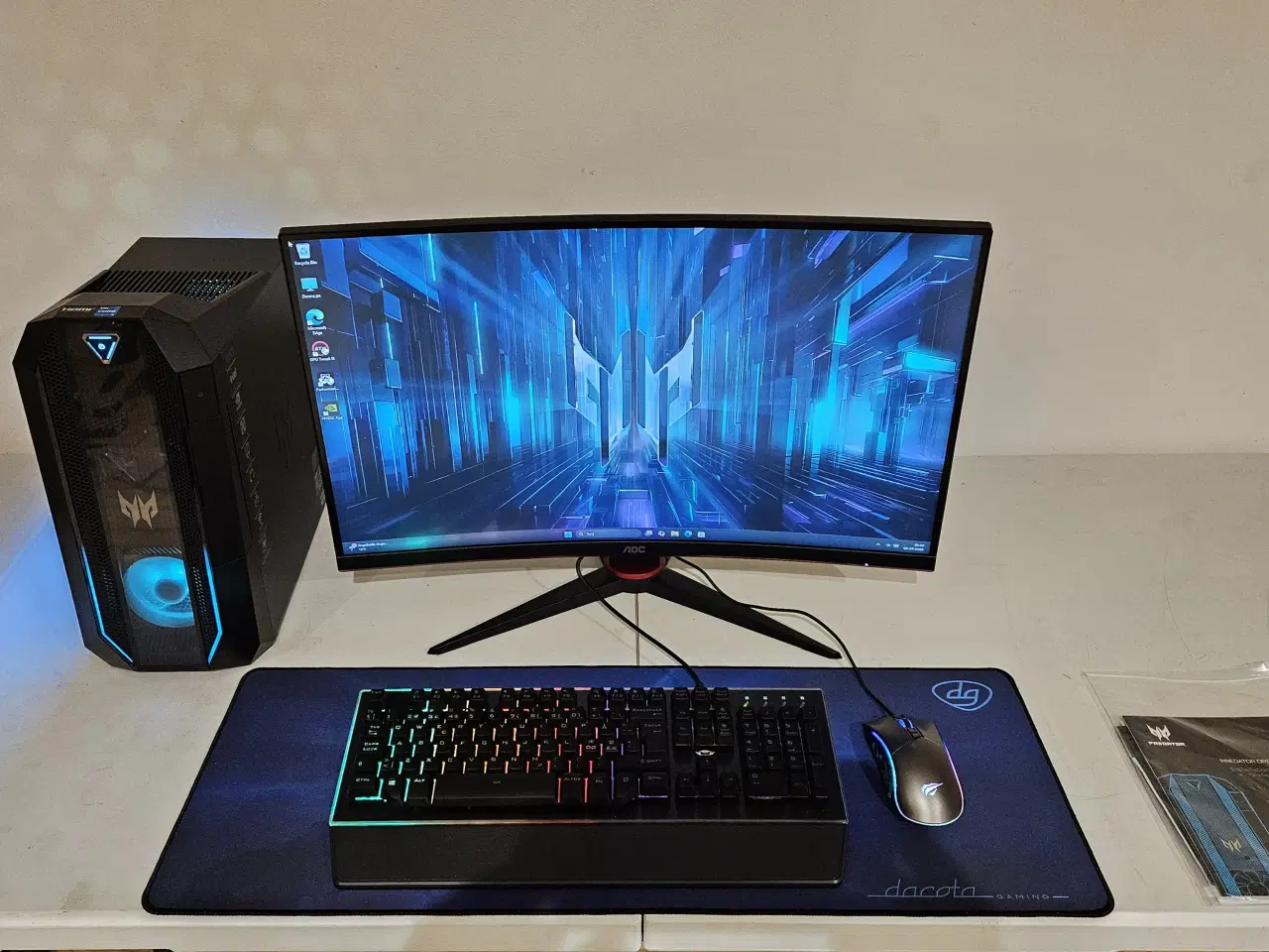 Billede 5 - RTX 3060 Gamer Pc +27" 165Hz Gamer Skærm
