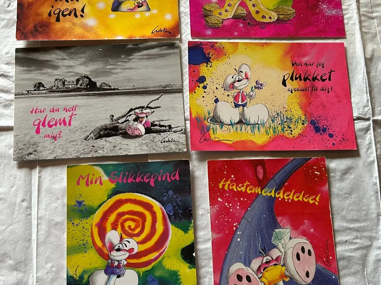 Billede 7 - 50 danske Diddl postkort 