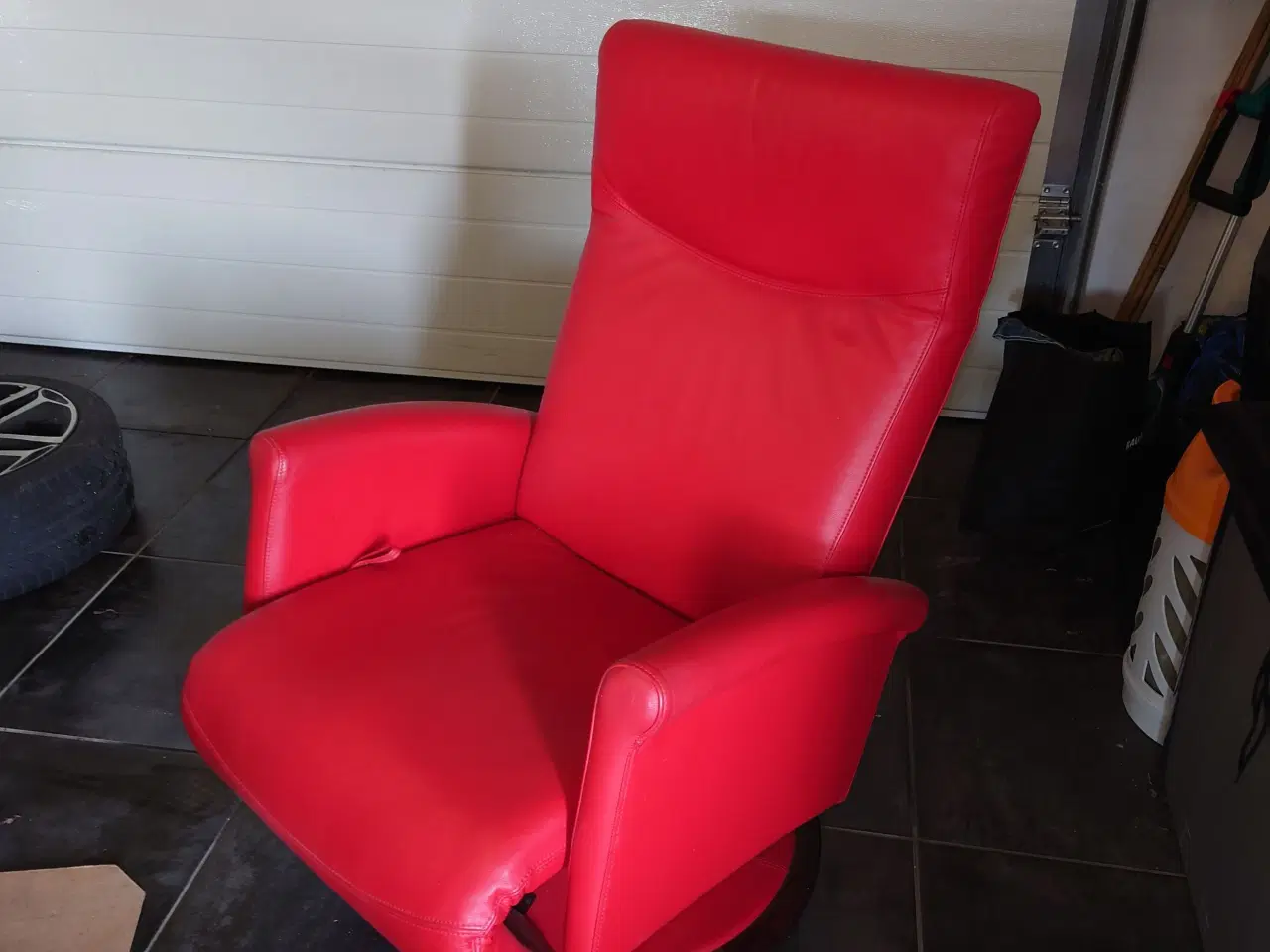 Billede 1 - luxus rød lænestol