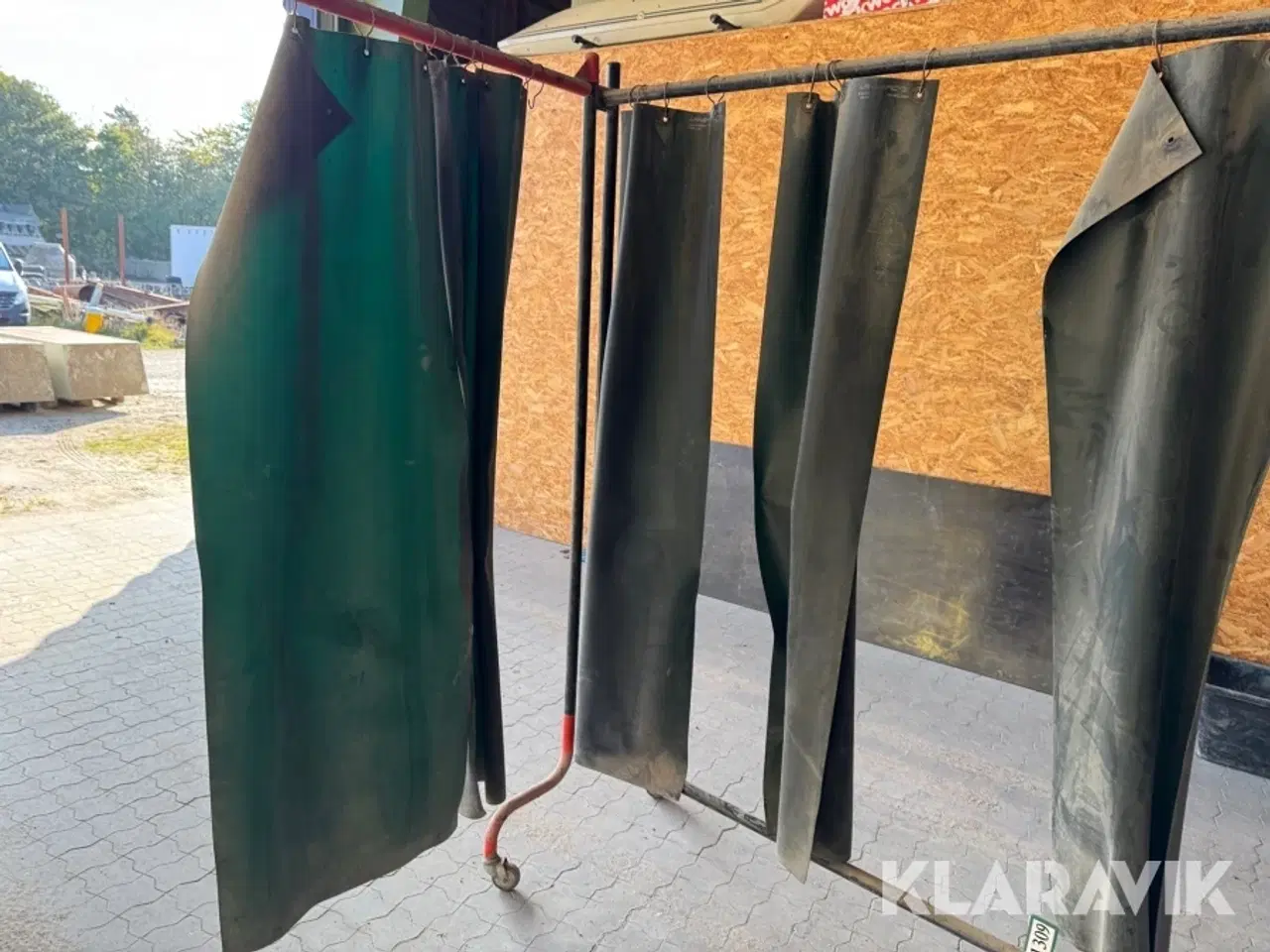 Billede 9 - Svejsegardin på hjulstativ Lansarc