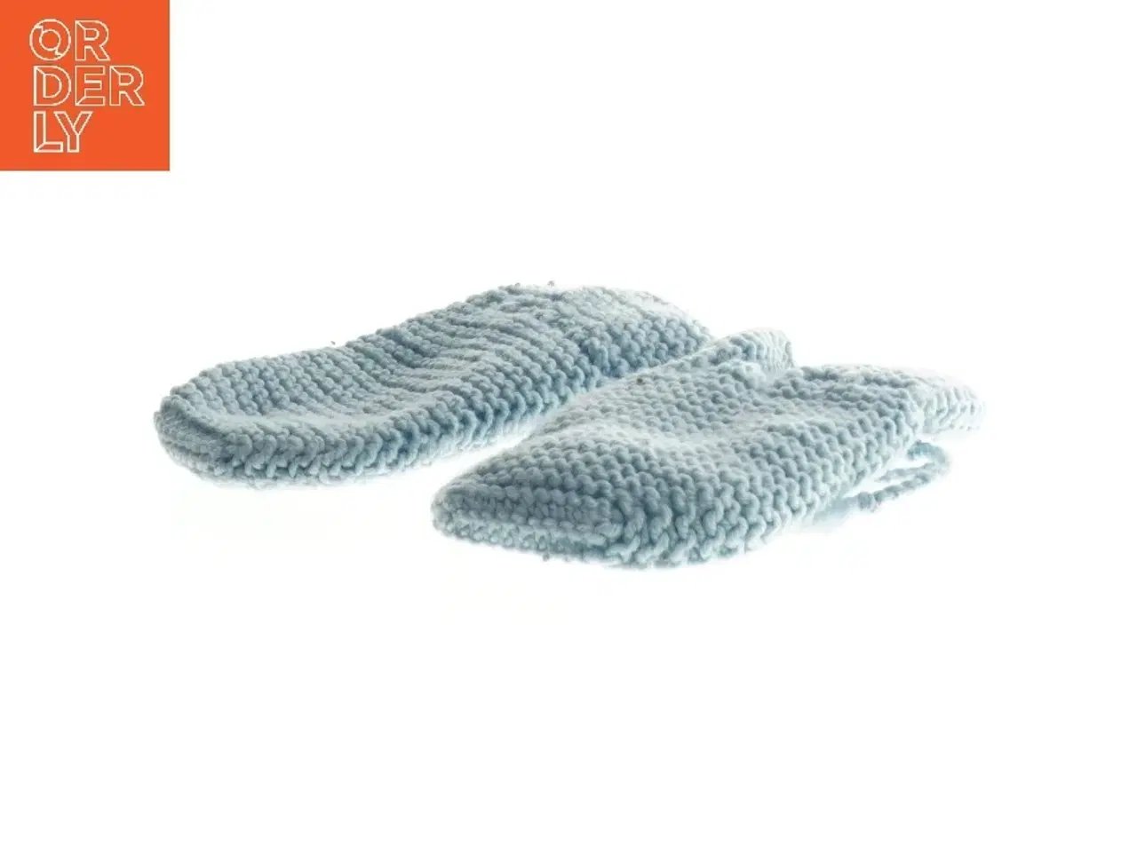 Billede 3 - Strikkede babyfutter (str. 13 x 8 cm)