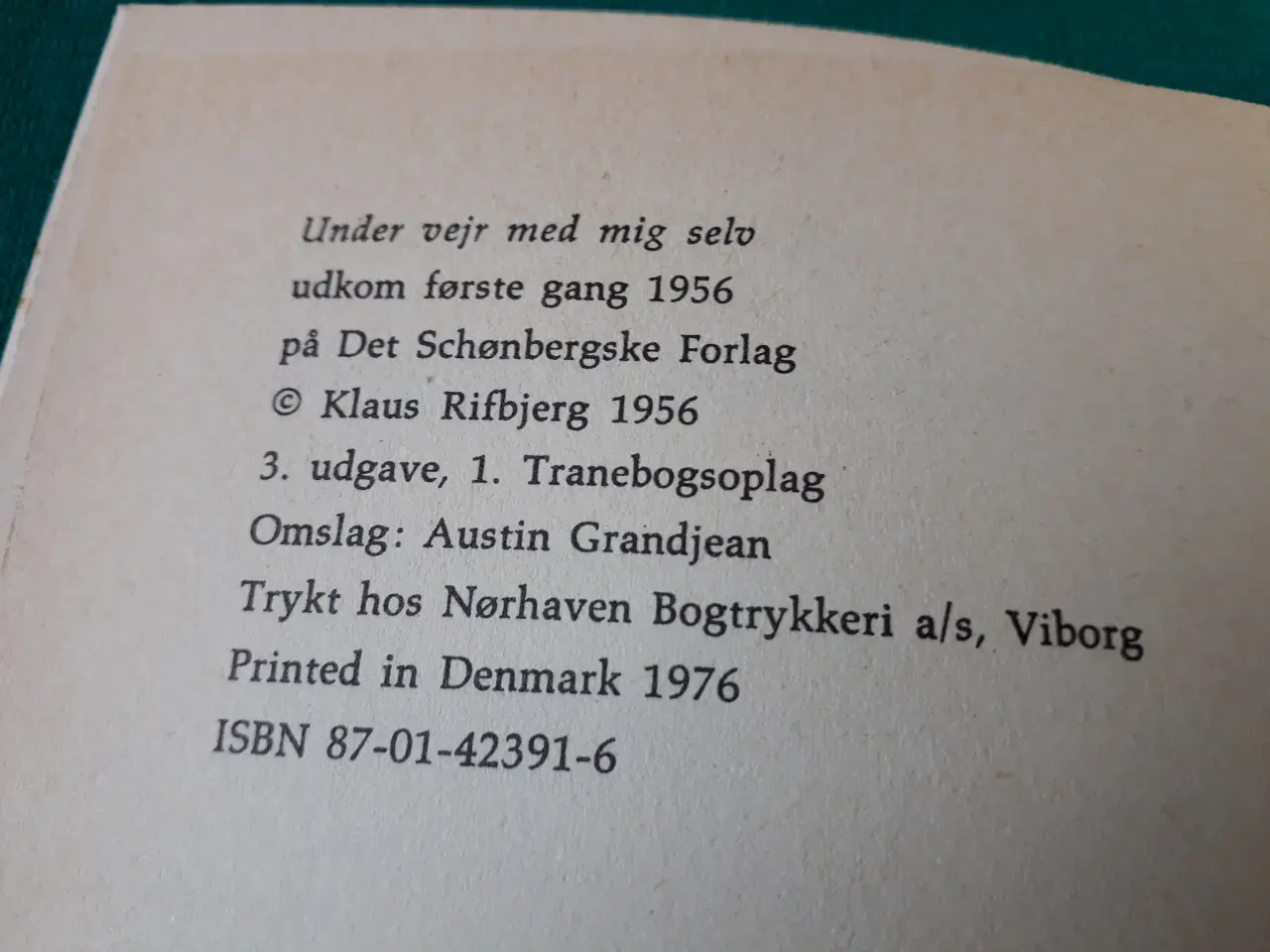 Billede 2 - Klaus Rifbjerg Digte