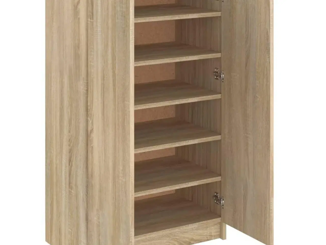 Billede 6 - Skoskab 59x35x100,5 cm konstrueret træ sonoma-eg
