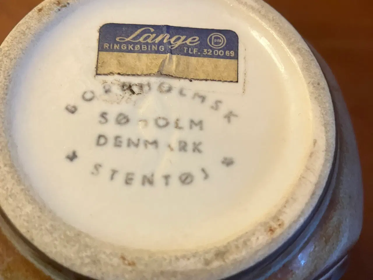 Billede 5 - Søholm stentøjsvase i god stand.