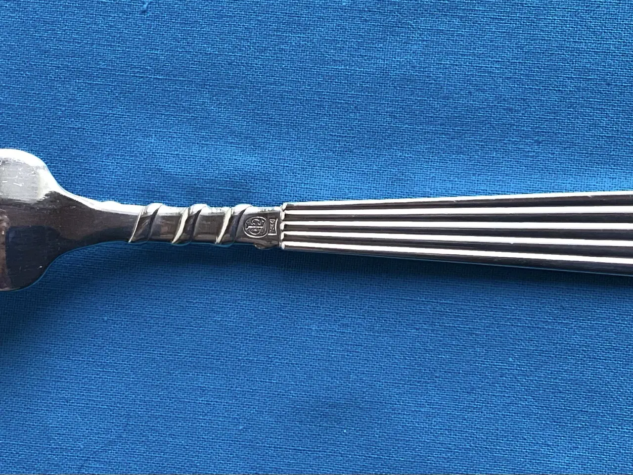 Billede 4 - 12 Plissé frokostgafler i Sølvplet, pris pr. stk.