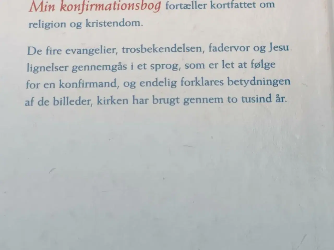 Billede 2 - Johannes Møllehave Min konfirmationsbog