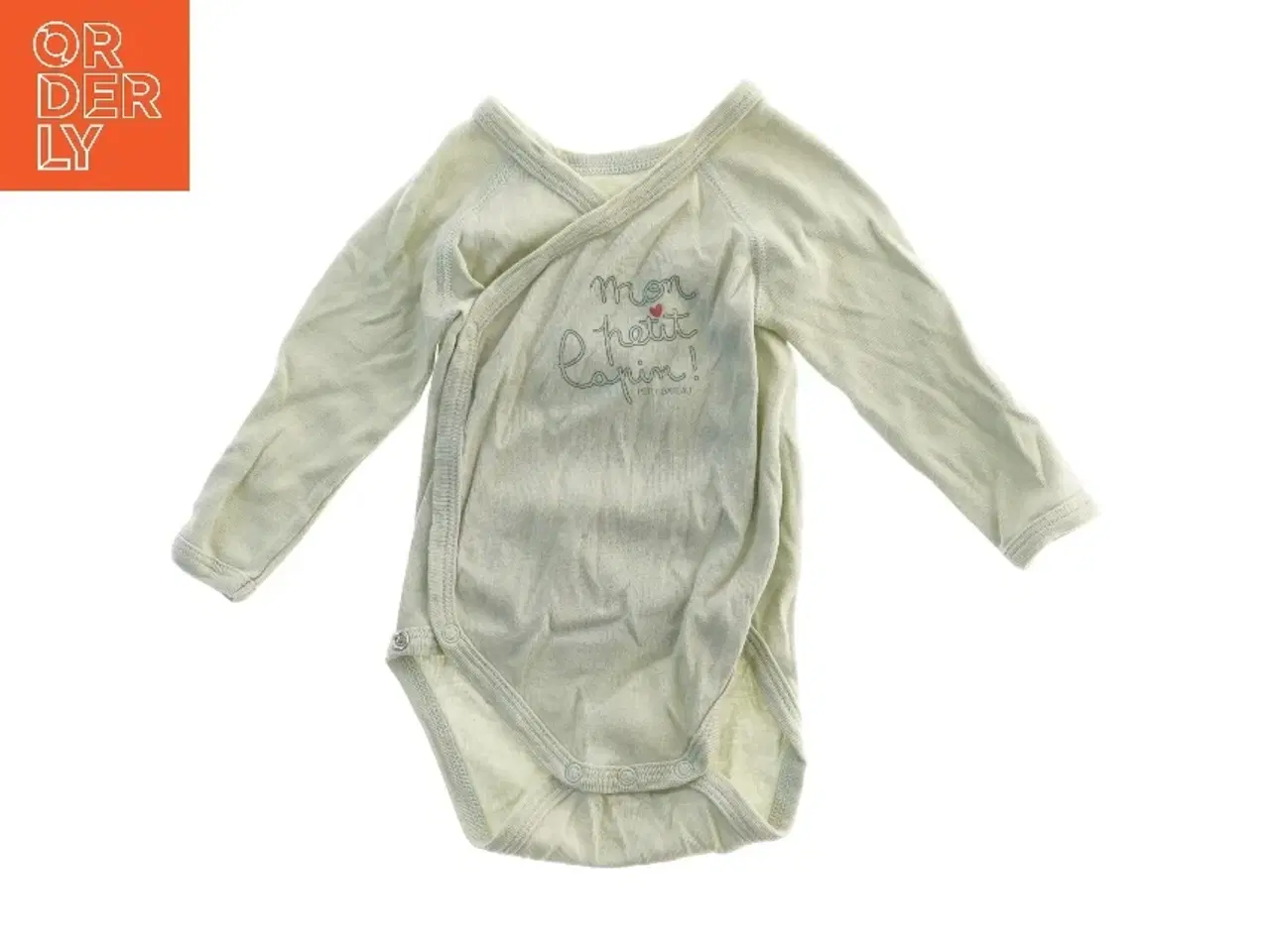 Billede 1 - Petit Bateau Langærmet slå-om bodystocking (str. 62)