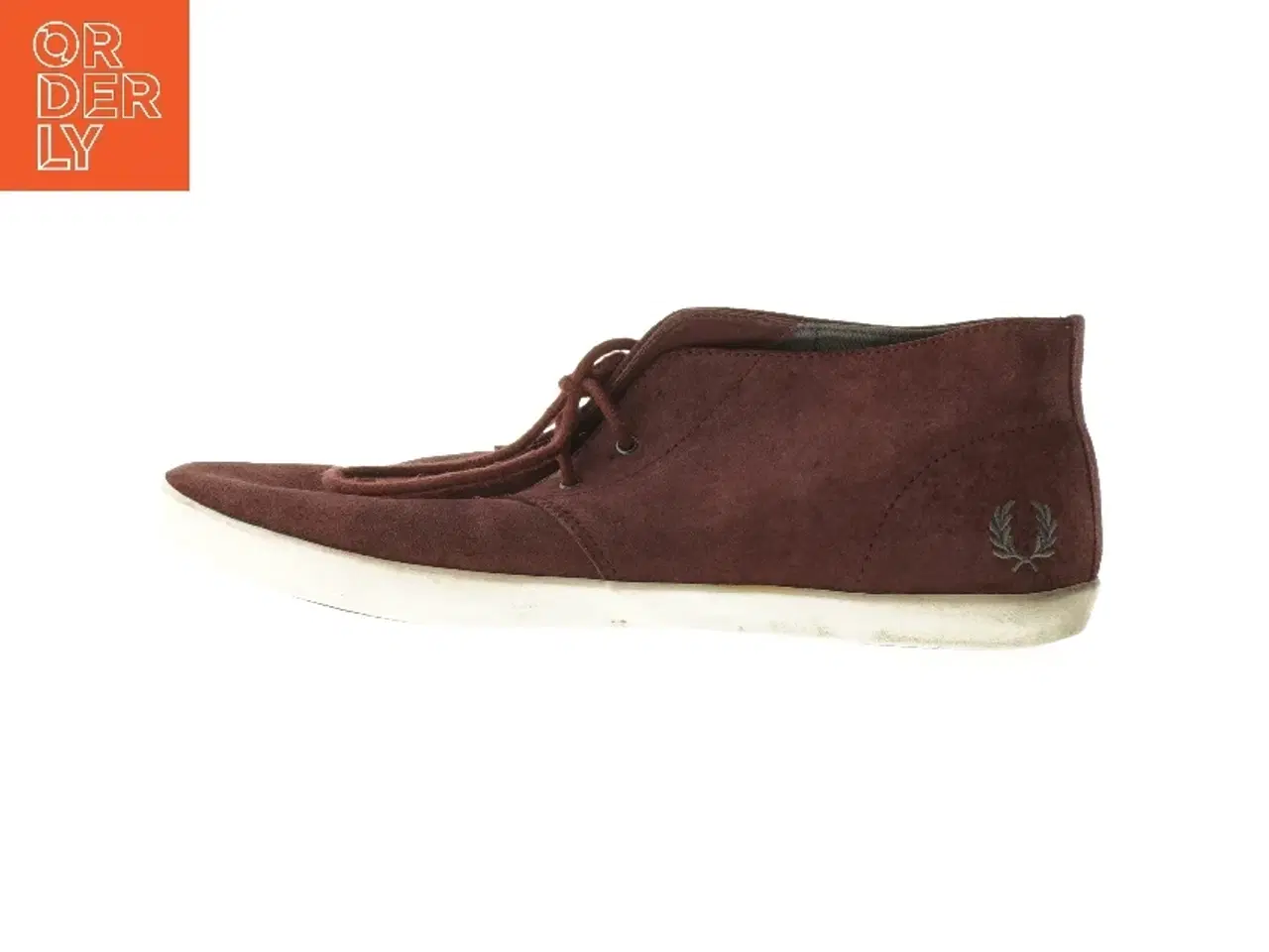 Billede 1 - Brune Fred Perry ruskindssko (str. 46)