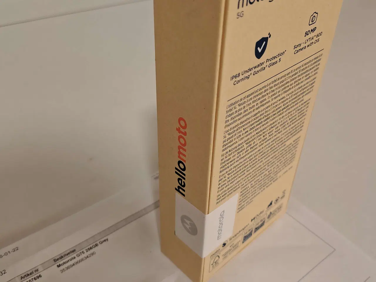 Billede 3 - Ny Motorola Moto G75 5G, UÅBNET