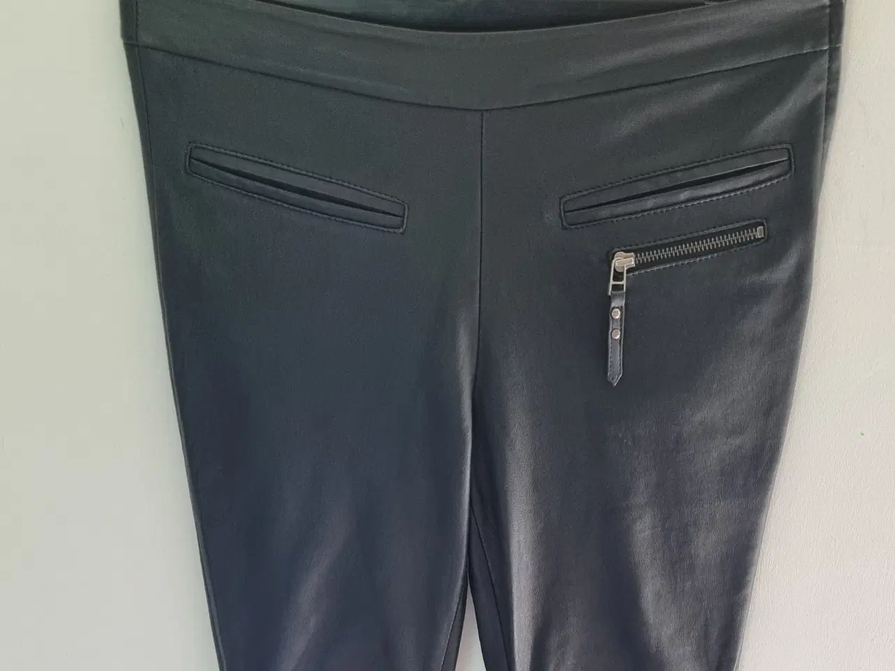 Billede 4 - Skind (lædder) bukser / stretch leggings  str. 38