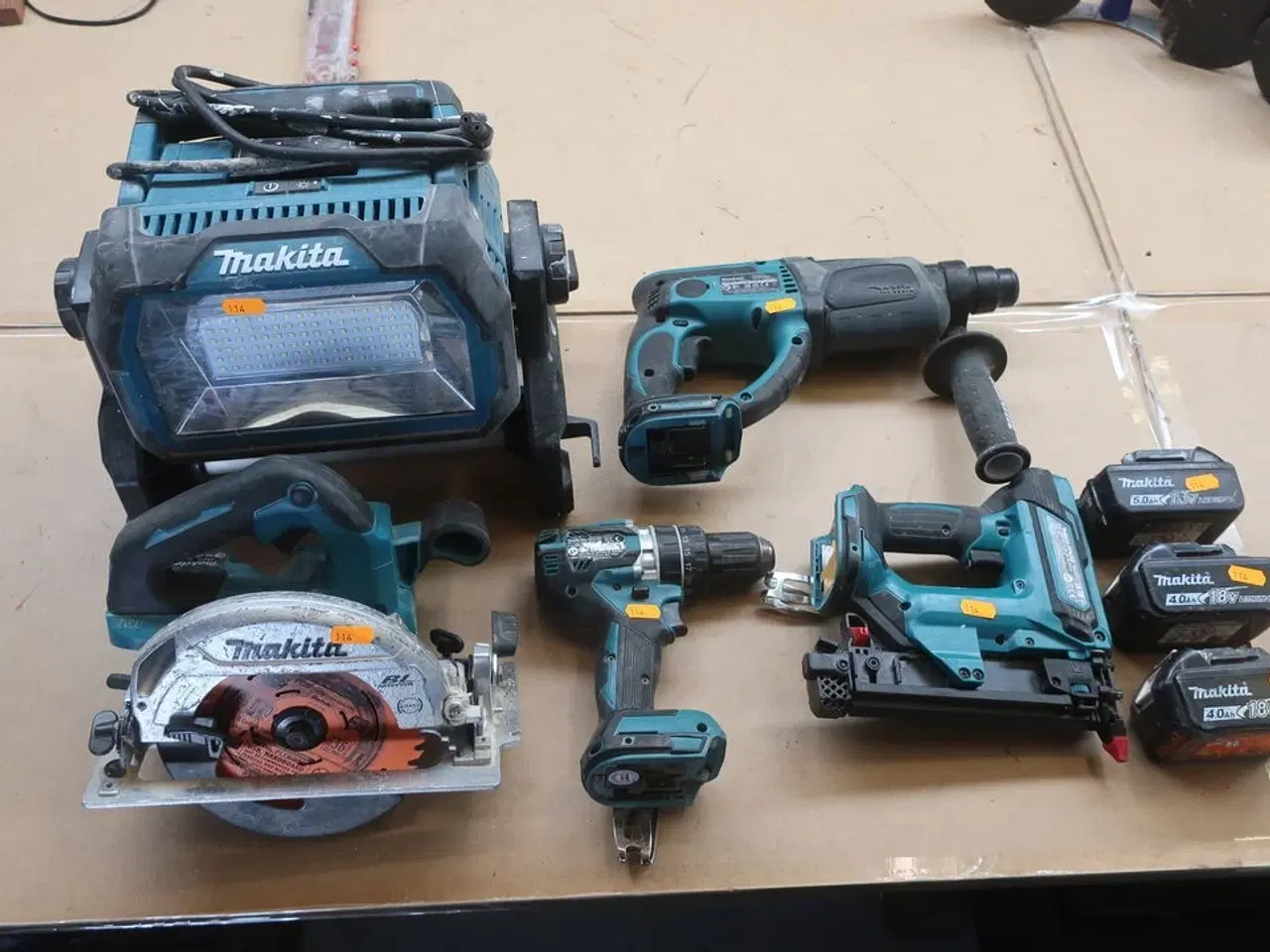 Billede 1 - 5 stk. elværktøj MAKITA