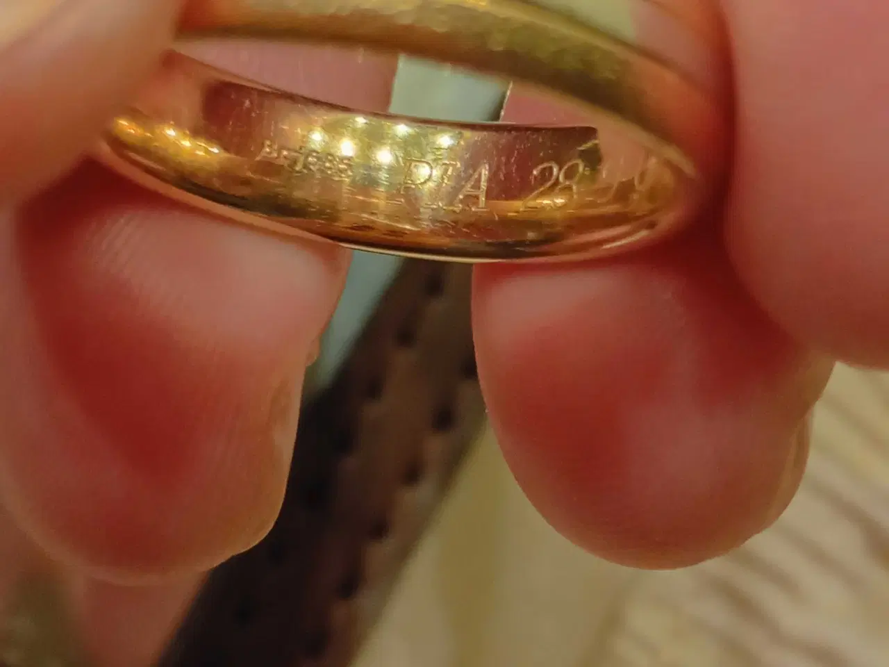 Billede 8 - 2 stk ægte guldringe 585 20 g 