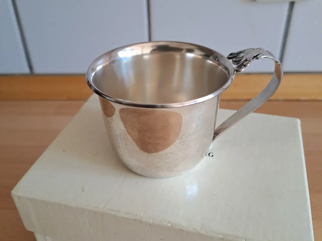 Billede 2 - Cohr Sterling sølv børnekop.