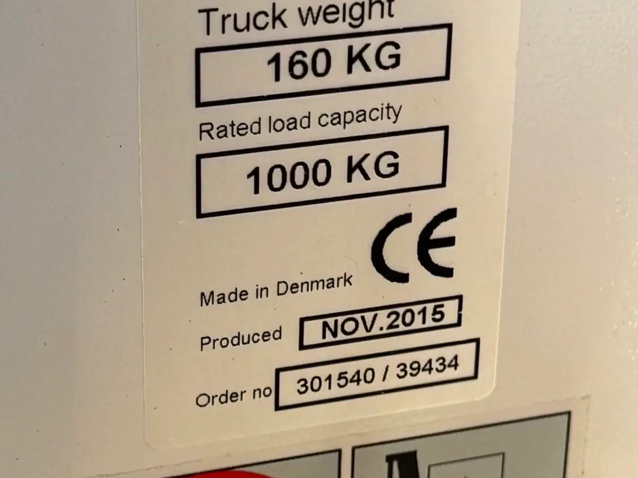 Billede 4 - El Højde palleløfter, sakseløfter, helt som ny