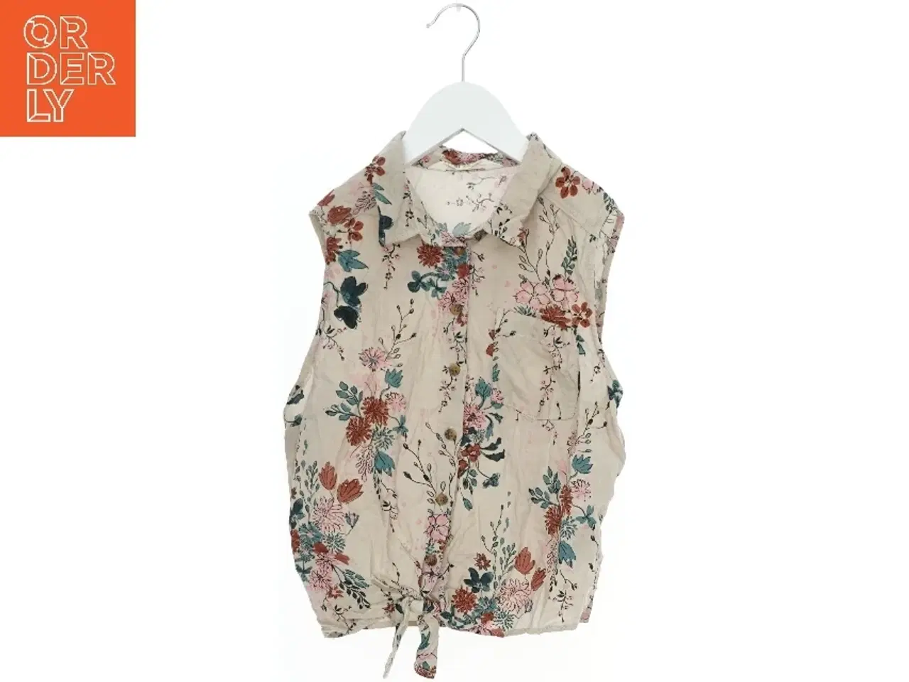 Billede 1 - Bluse uden ærmer med blomstermønster fra H&M (str. 164)