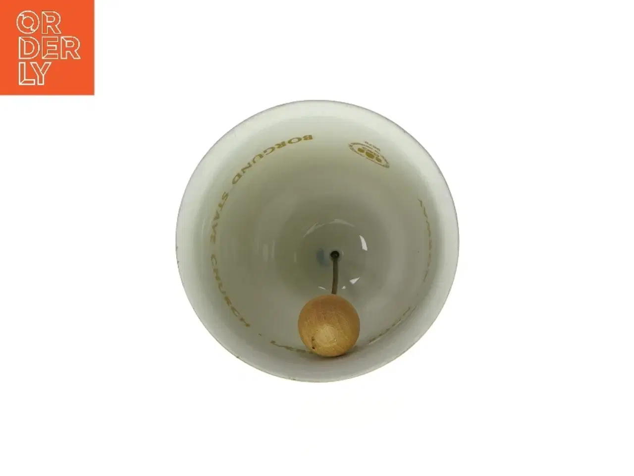 Billede 3 - Klokke med print fra bing og Grøndahl (str. HØ: 14x12cm)