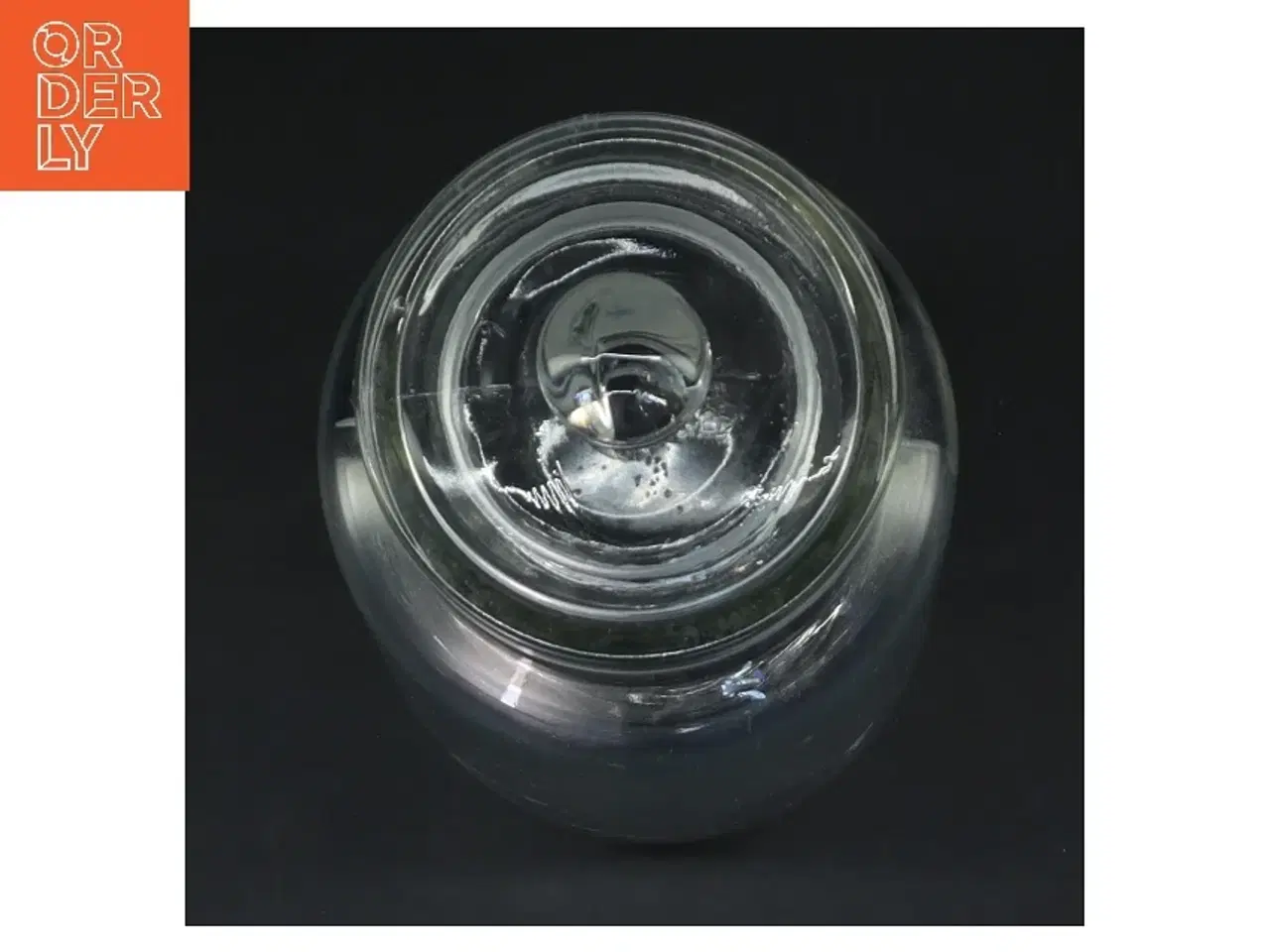 Billede 5 - Glasbeholder med låg (str. Ø 7,5 cm længde 17,5 cm)