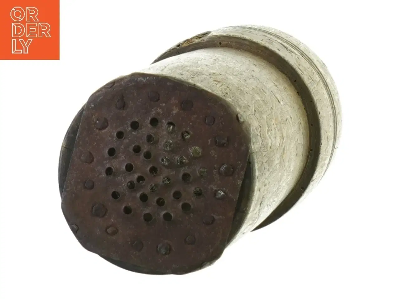 Billede 1 - Antik Træ Redskab med Metal Si Afløb Værktøj(str. 29 x 12 cm)
