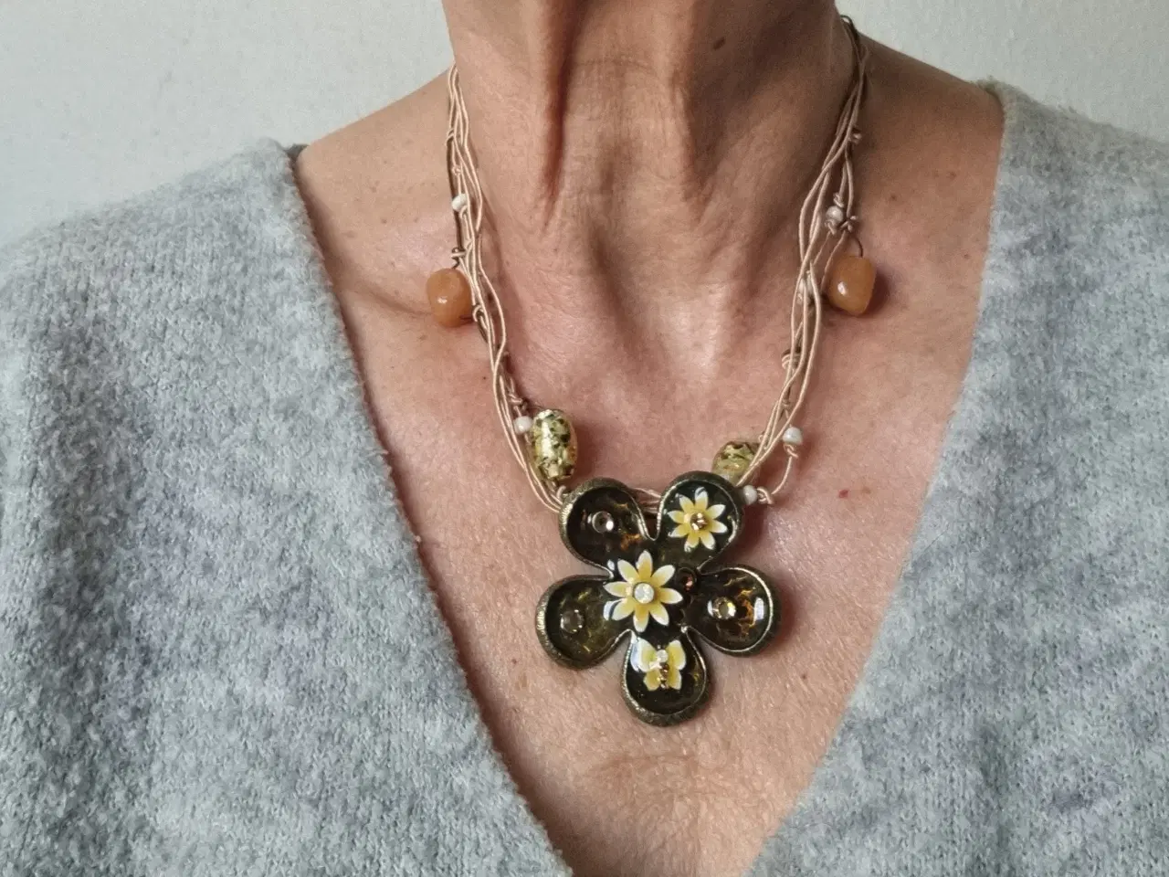 Billede 1 - Boheme halssmykke fra Favela, Grækenland 