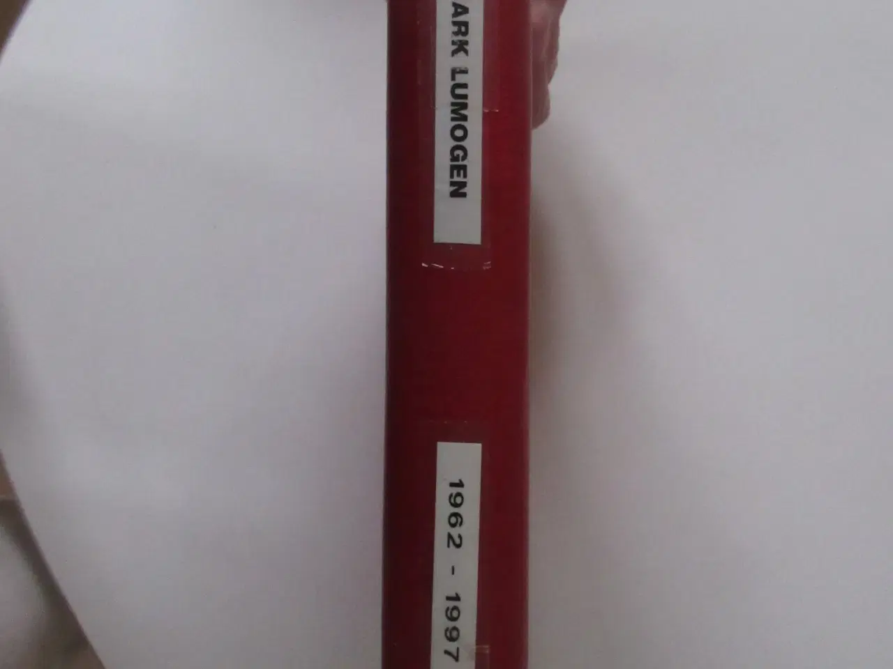 Billede 3 - Rød springbind (brugt til en Danmark samling)