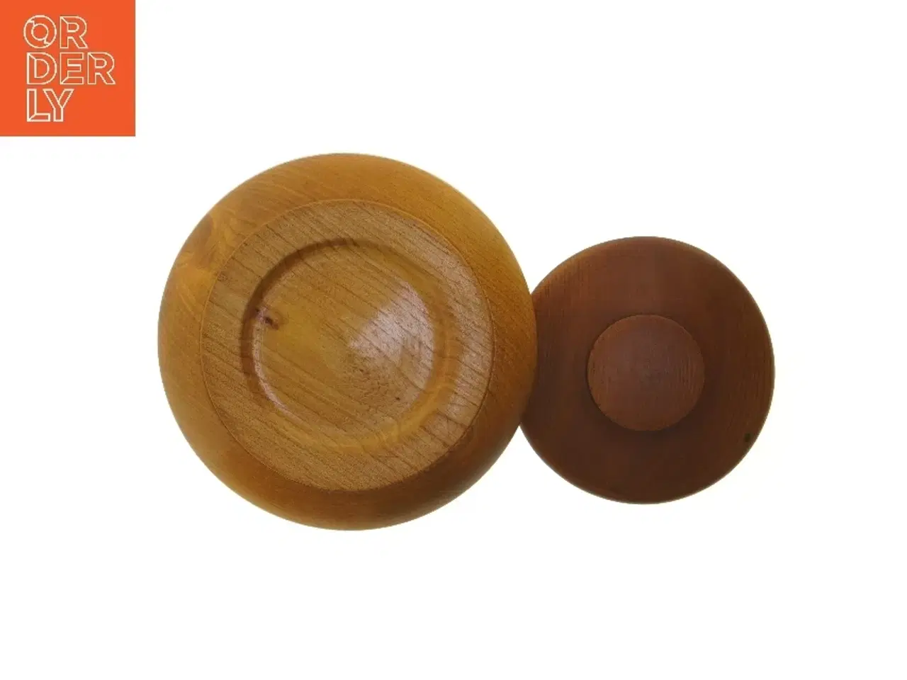 Billede 5 - Teak Træskål med låg (str. 19 cm)