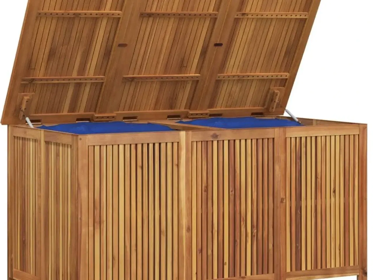 Billede 2 - Opbevaringsboks til haven 150x80x75 cm massivt akacietræ