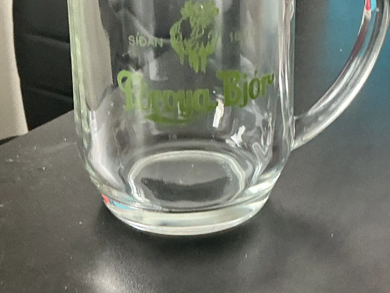 Billede 4 - Vintage Föroya Bjór ølglas 100 kr. 