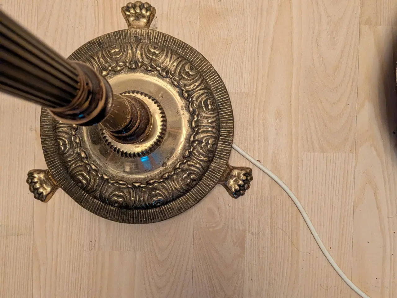 Billede 4 - Antik messing standerlampe