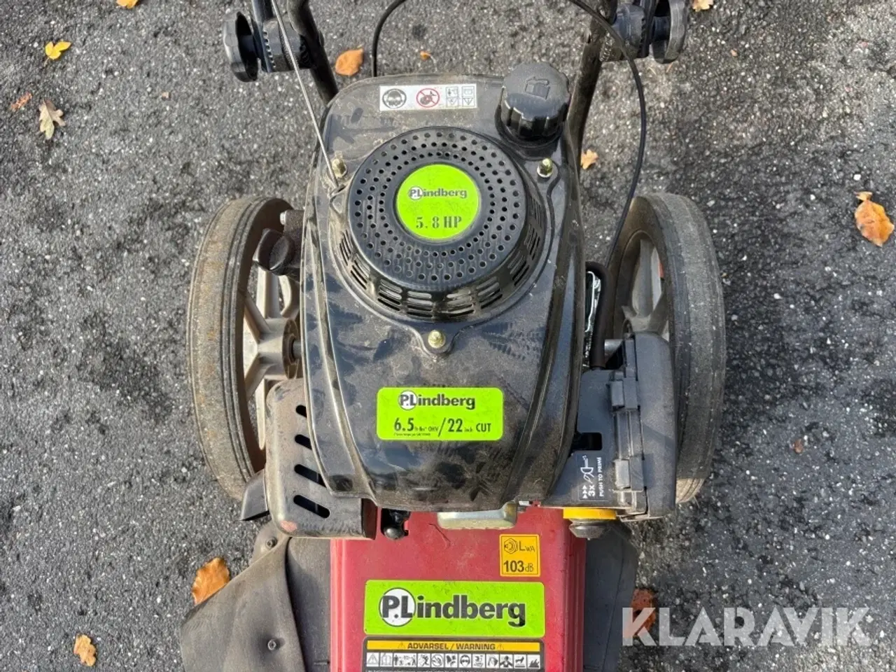 Billede 10 - Græstrimmer/Fliserenser P.Lindberg 5.8 HK